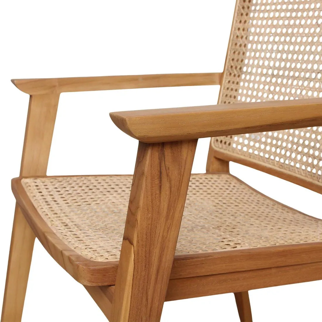 Raw Materials Nova Teak Eetkamerstoel Met Armleuning (Set Van 2) - KwaliteitWonen.nl