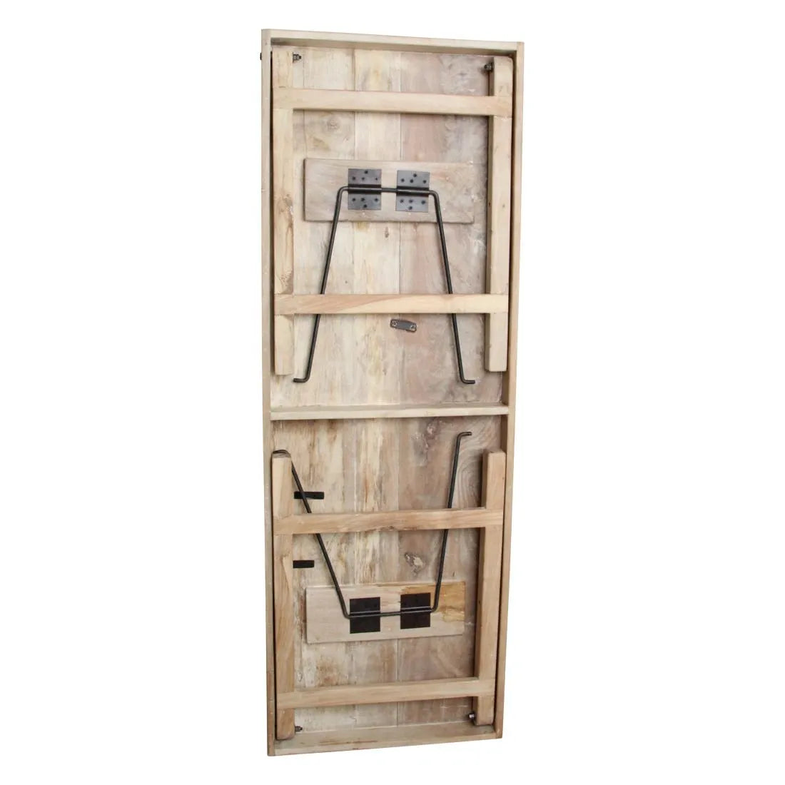Raw Materials - Opklapbare Eettafel 172x60cm Limewash Hout - KwaliteitWonen.nl