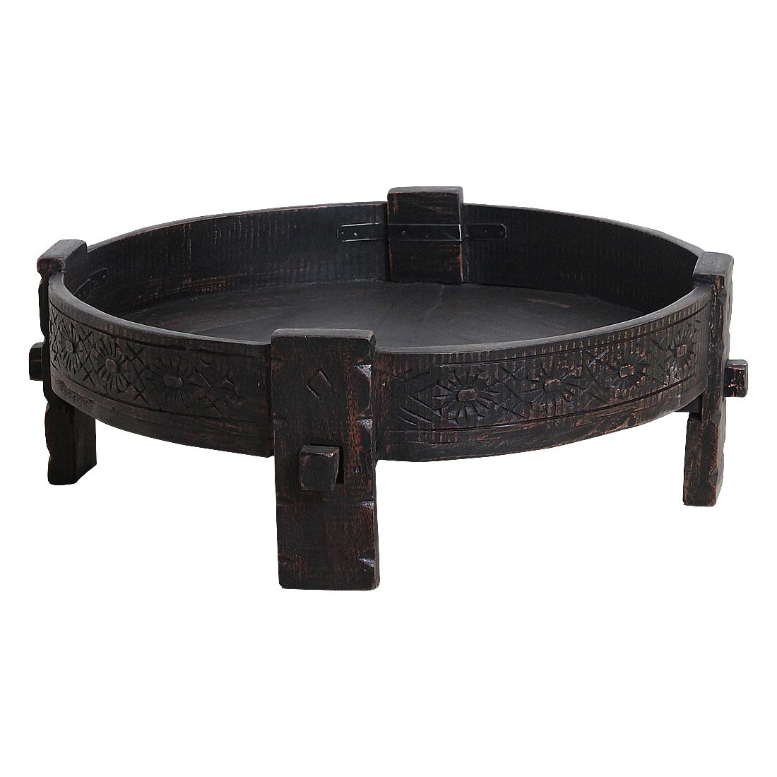 Raw Materials Salontafel Chakki Rond 73cm Gerecycled Hout-Kwaliteitwonen.nl