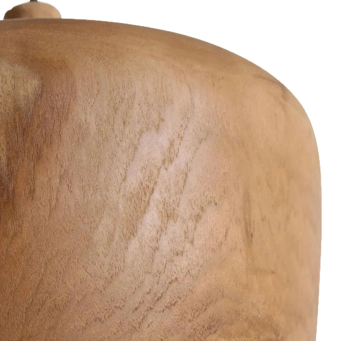 Raw Materials Sirocco Teak Houten Hanglamp Dome - Ø 30x20 Cm - KwaliteitWonen.nl