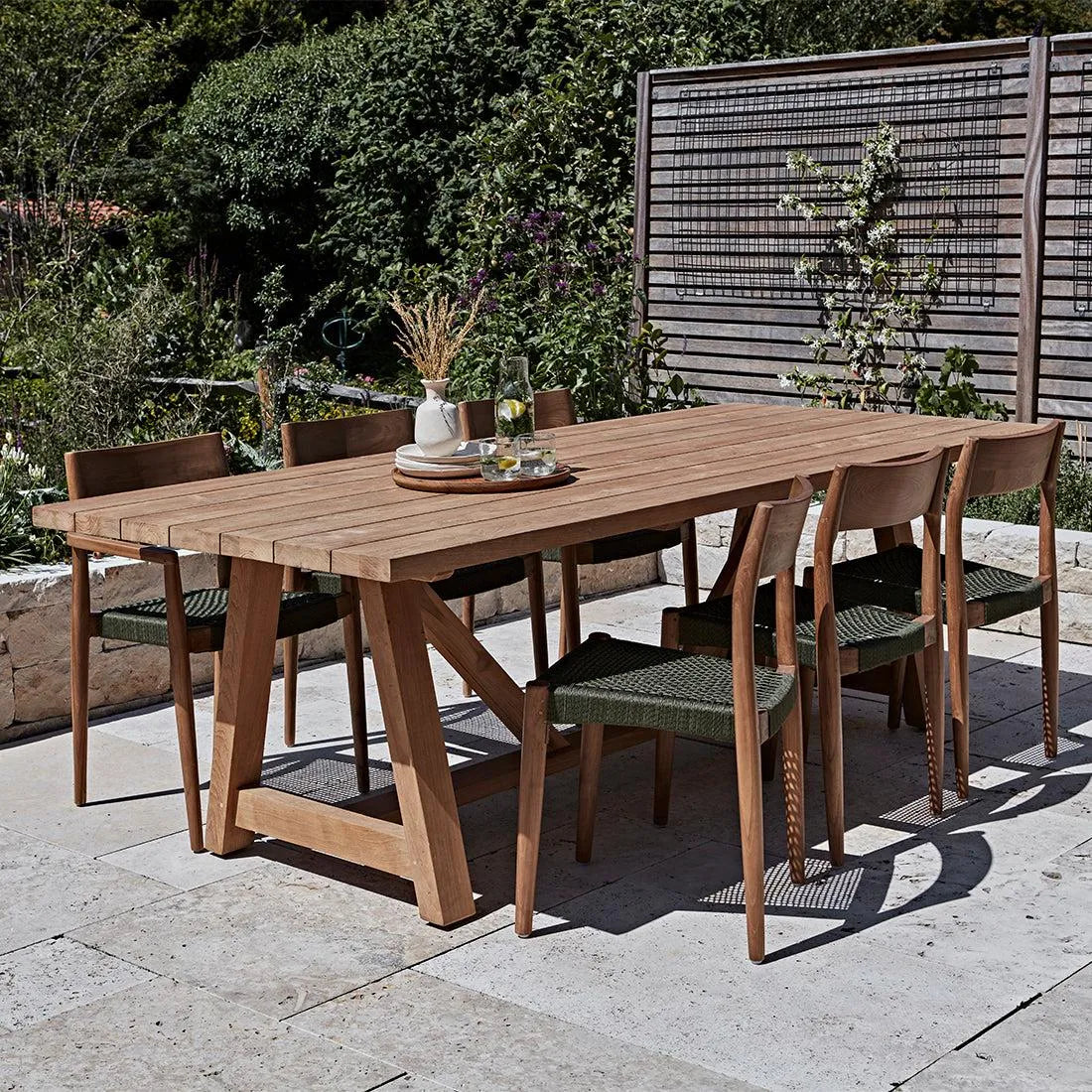 Raw Materials Tuintafel Soleado 200x100cm Teakhout - KwaliteitWonen.nl