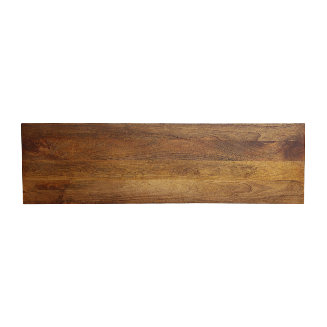 Raw Materials Wandtafel Bullnose Chamfered mangohout 140cm - KwaliteitWonen.nl