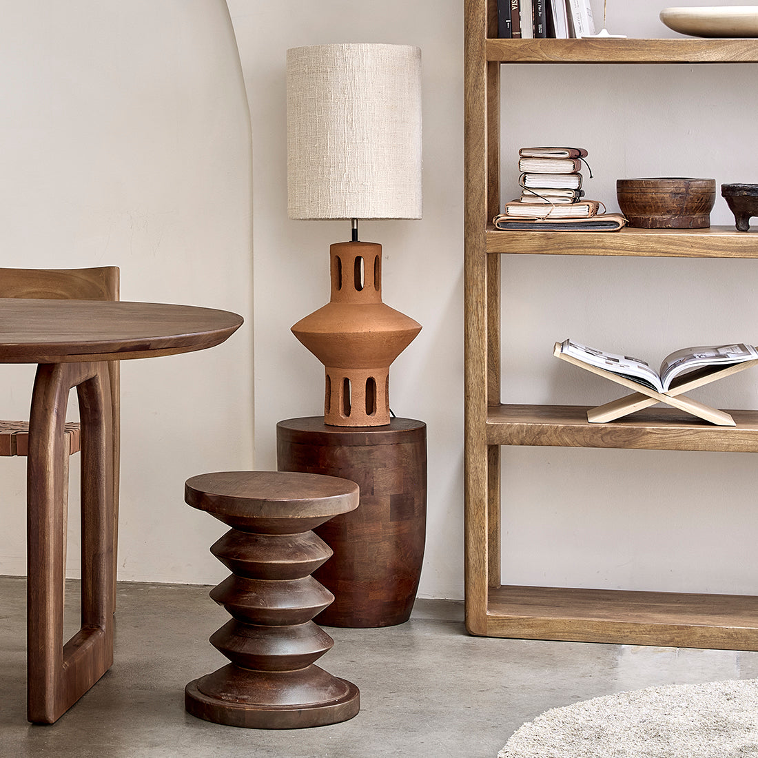 Raw Materials Pacific Mangohout Kruk Bijzettafel Kiribati