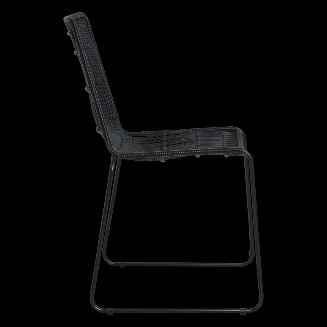 Raw Materials Jane Zwarte Tuinstoel (Set Van 2)