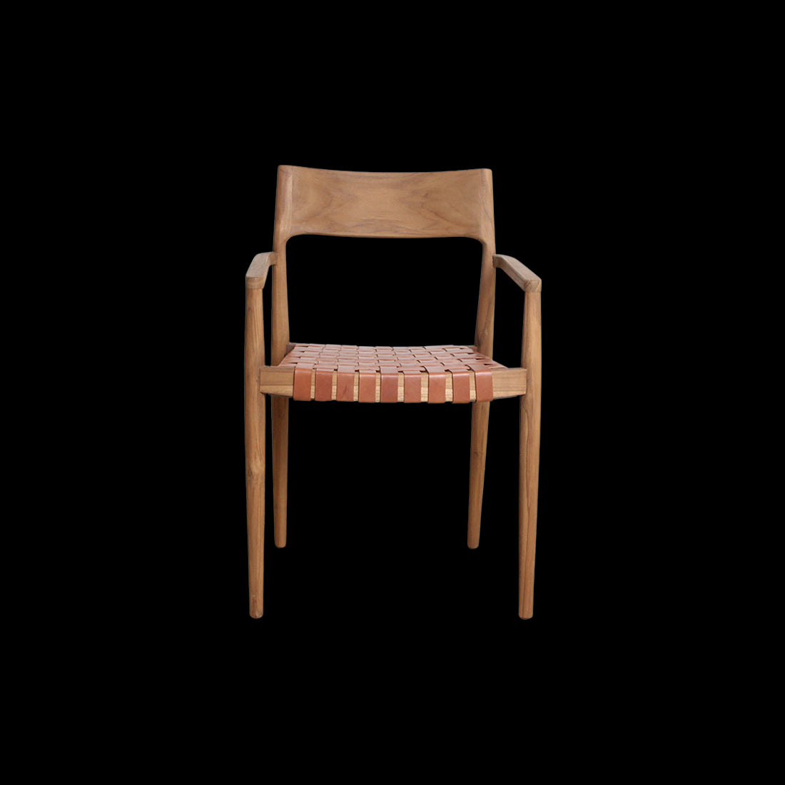 Raw Materials Freya Teak Eetkamerstoel Met Armleuning - Naturel (Set Van 2)