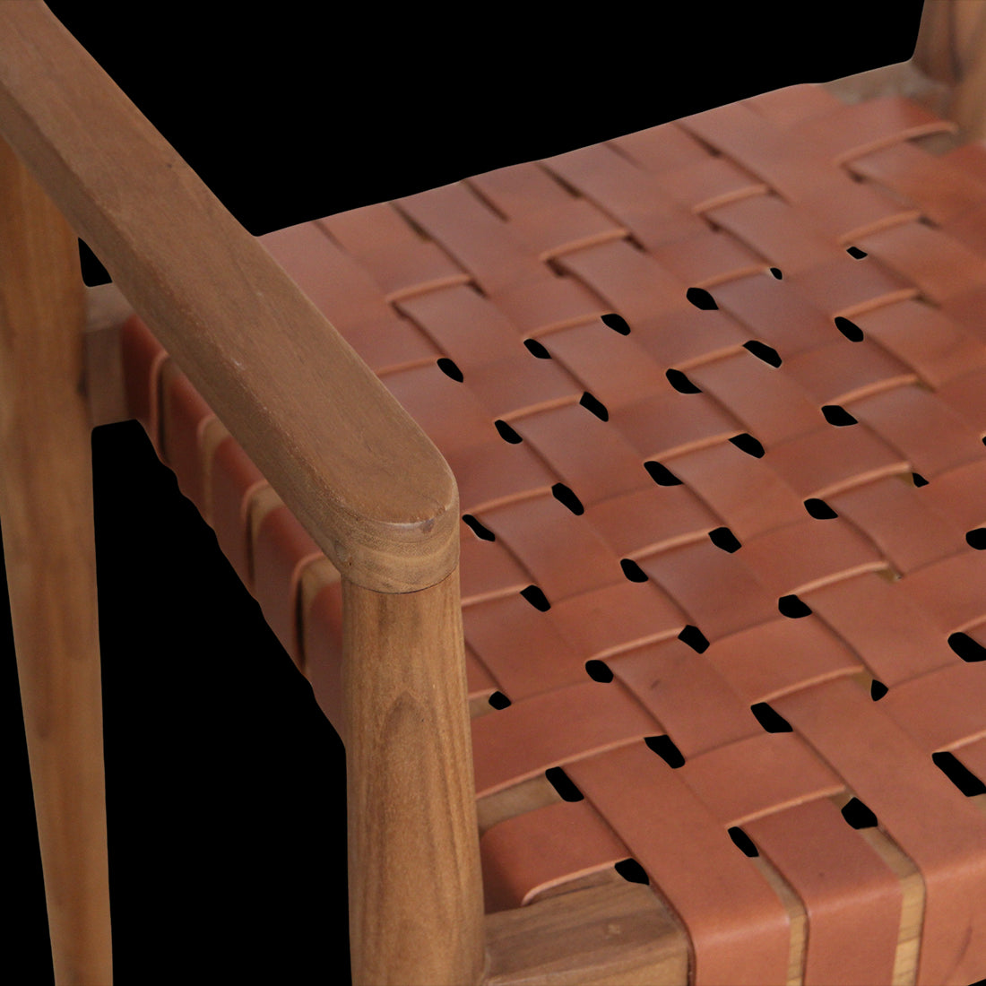 Raw Materials Freya Teak Eetkamerstoel Met Armleuning - Naturel (Set Van 2)