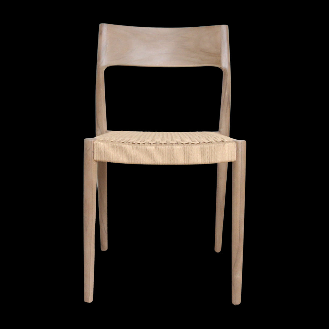 Raw Materials Freya Licht Teakhouten Tuinstoel - Naturel (Set Van 2)