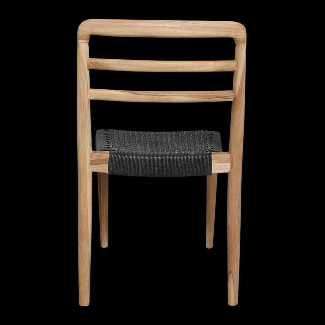 Raw Materials Verano Teakhouten Tuinstoel - Zwart (Set Van 2)