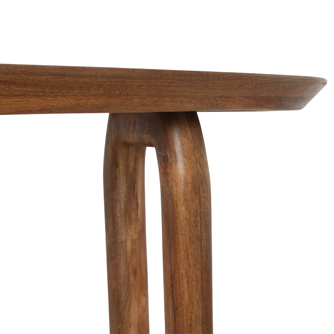 Raw Materials Wandtafel Bullnose 140x35cm Mangohout Bruin