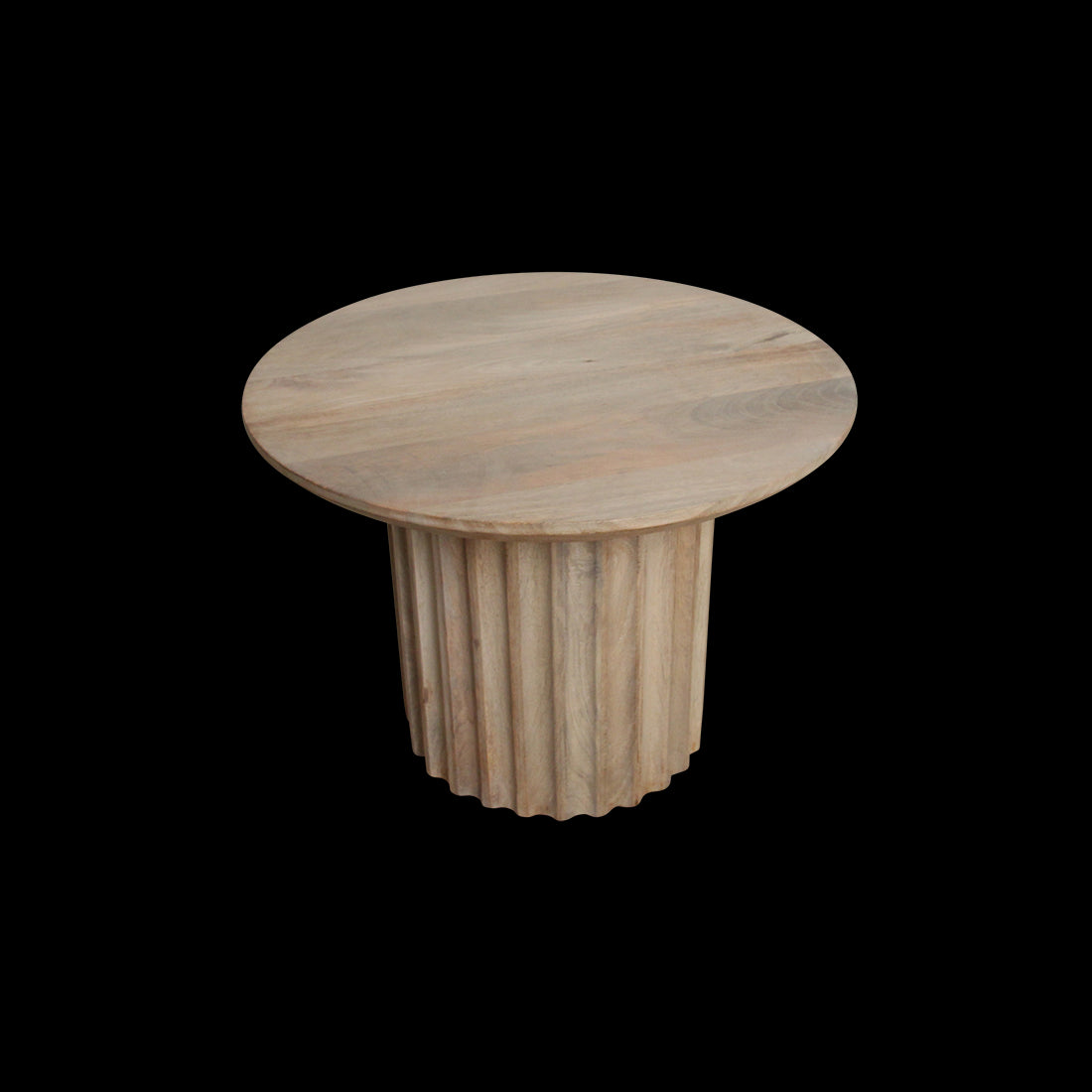 Raw Materials Bullnose Bijzettafel Omgekeerd Naturel Ø 55 Cm