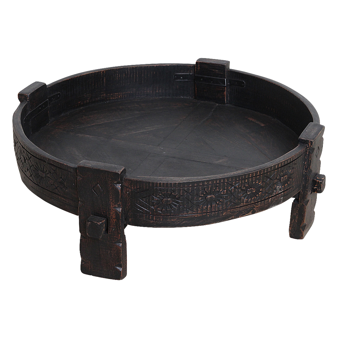 Raw Materials Salontafel Chakki Rond 73cm Gerecycled Hout