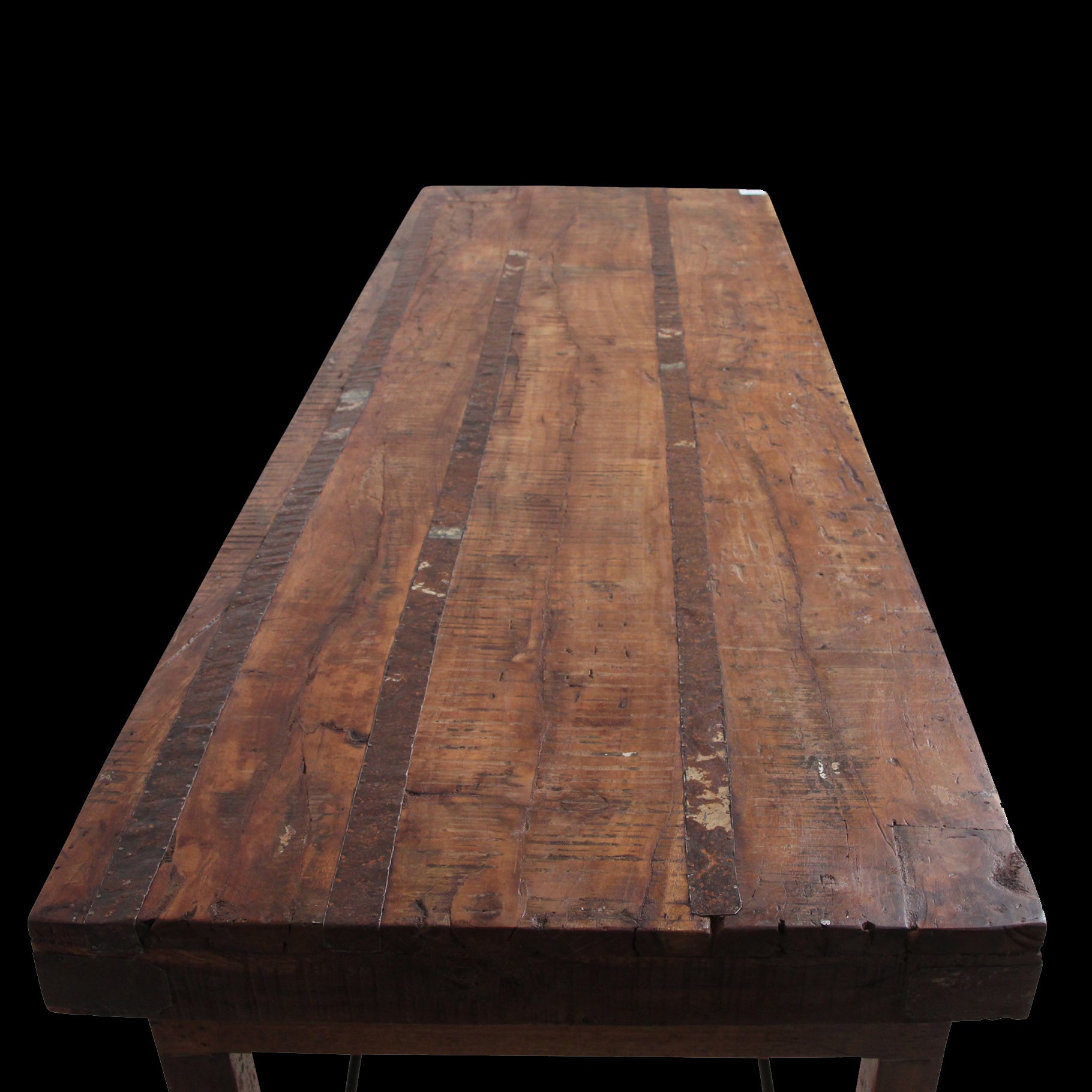 Raw Materials Eettafel Vintage Inklapbaar 173x60cm Gerecycled Hout