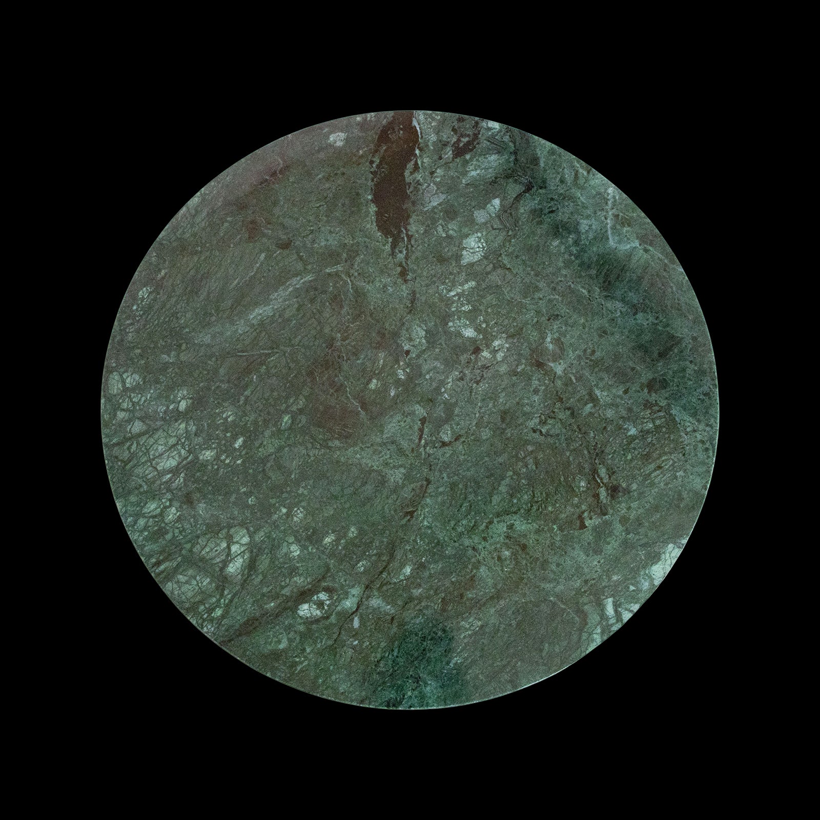 Raw Materials Marmeren Bijzettafel Rond - Groen