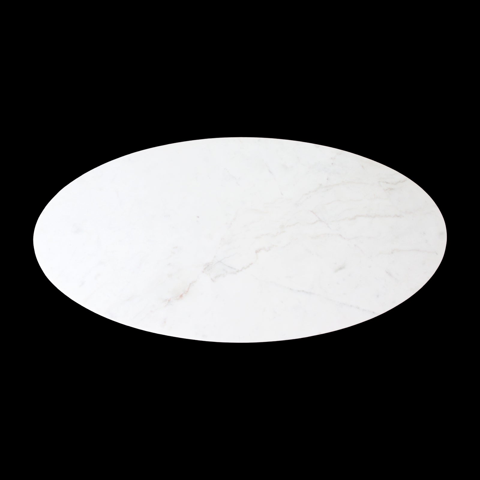 Raw Materials Ovale Marmeren Salontafel - Wit 120x60cm