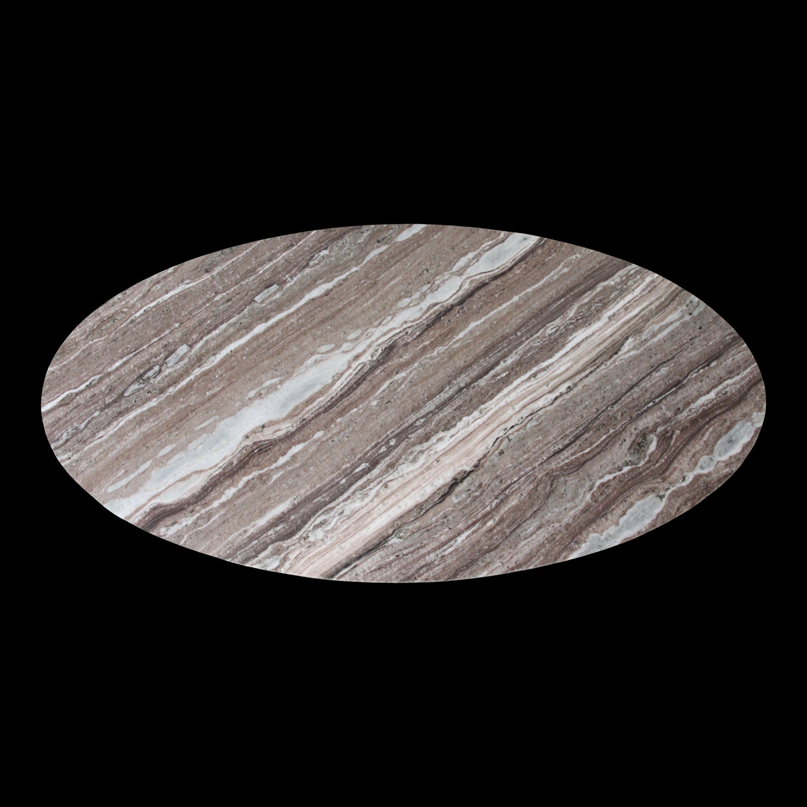 Raw Materials Ovale Marmeren Salontafel Fantasy Bruin 120x60cm