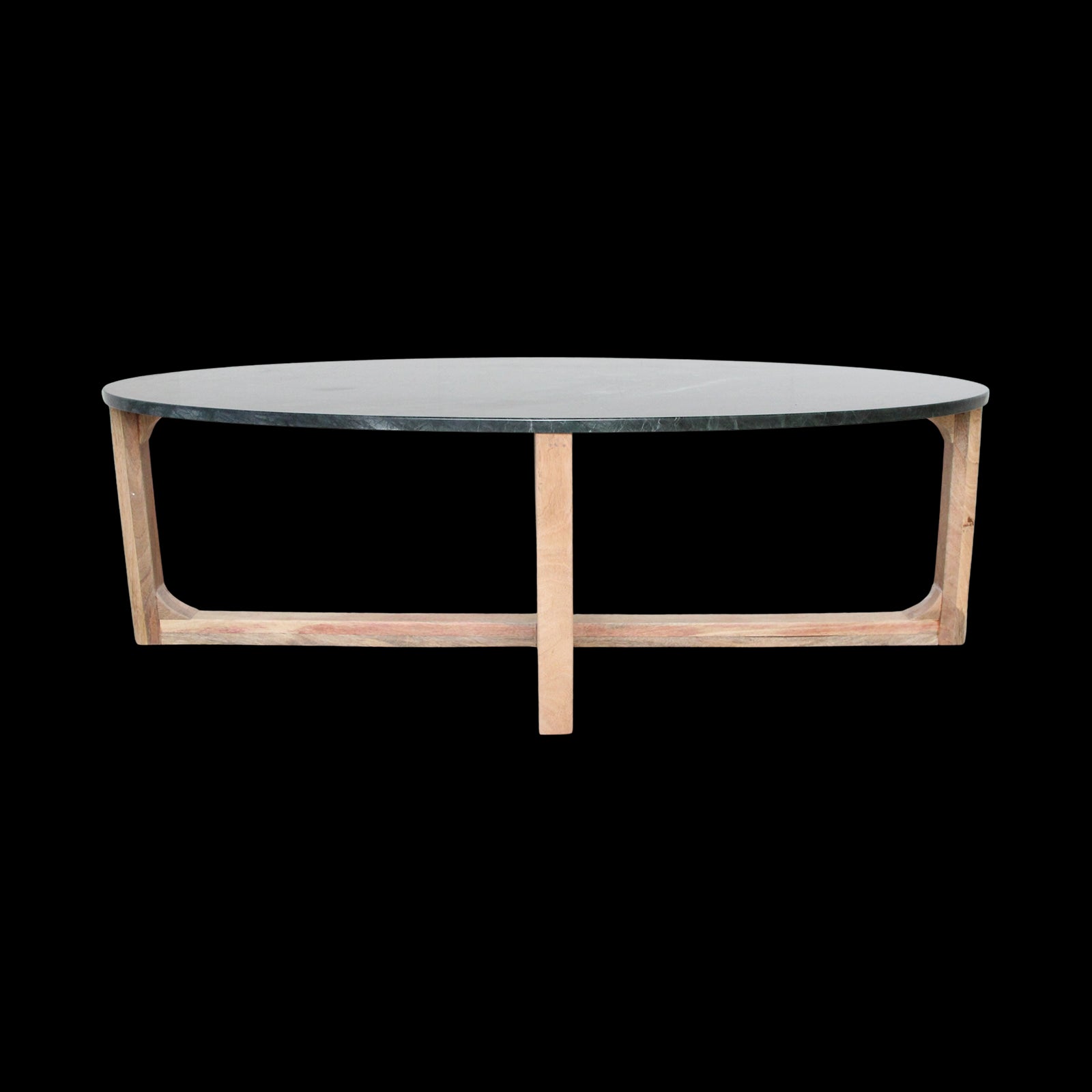 Raw Materials Ovale Marmeren Salontafel Groen 120x60cm