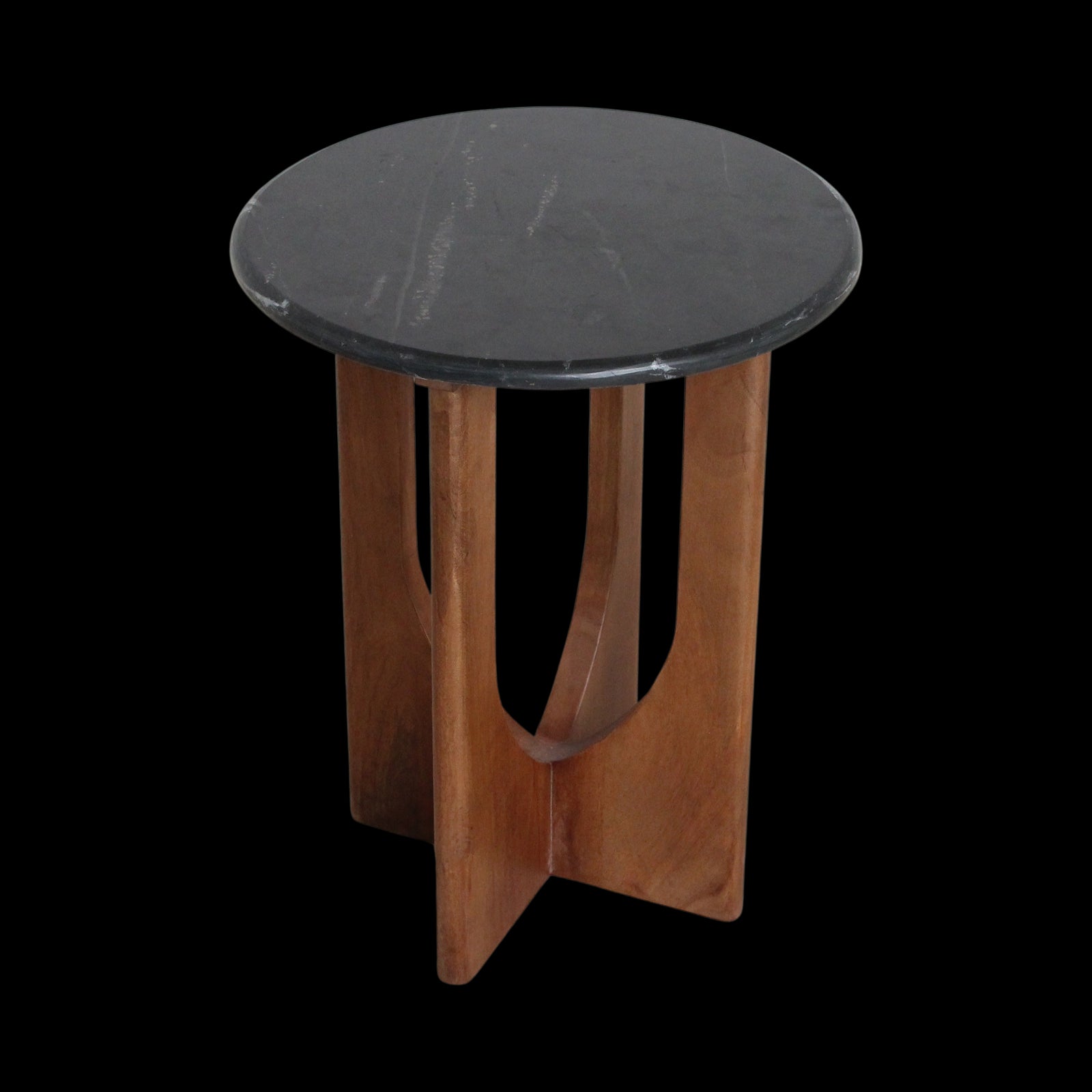 Raw Materials Brunei Marmeren Bijzettafel - Zwart