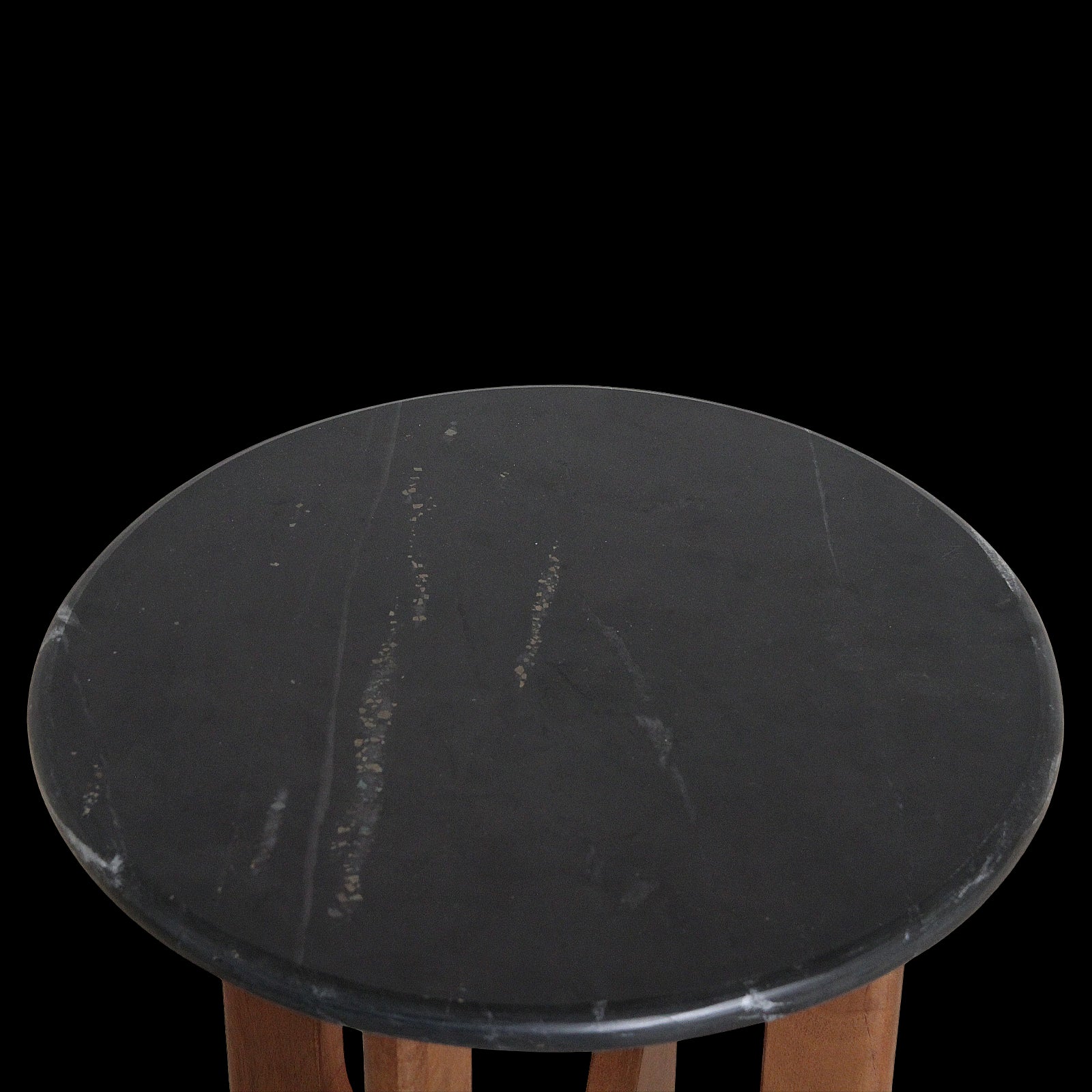 Raw Materials Brunei Marmeren Bijzettafel - Zwart