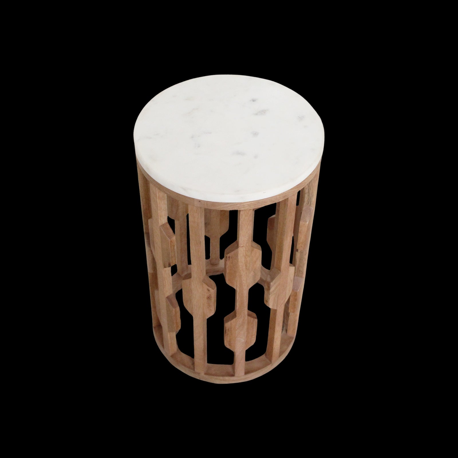 Raw Materials Atjeh Marmeren Bijzettafel - Wit