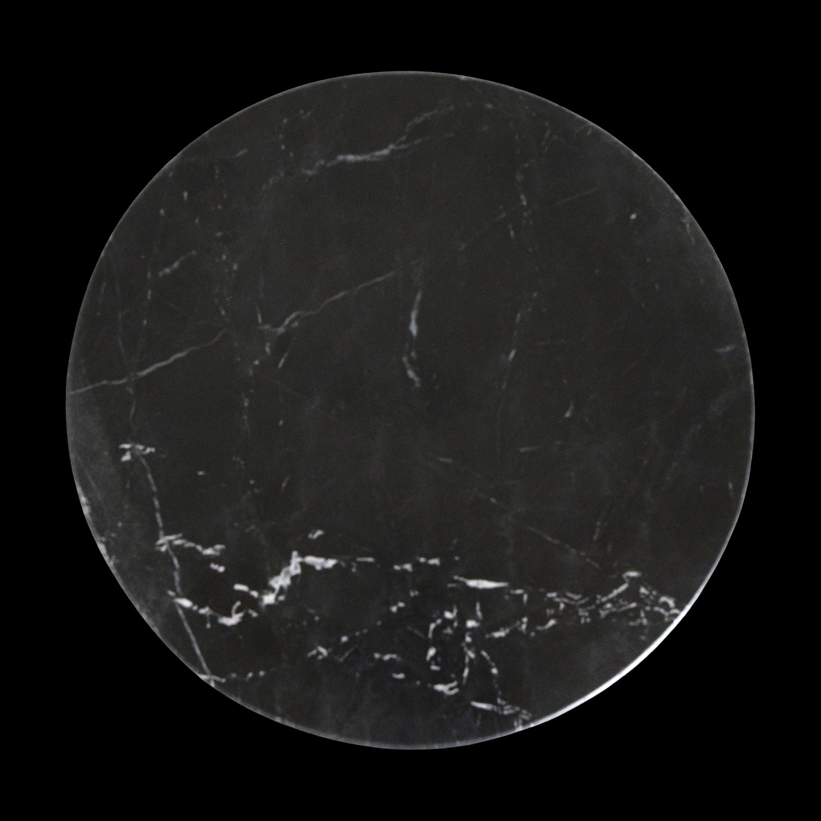 Raw Materials Lampung Marmeren Bijzettafel - Zwart