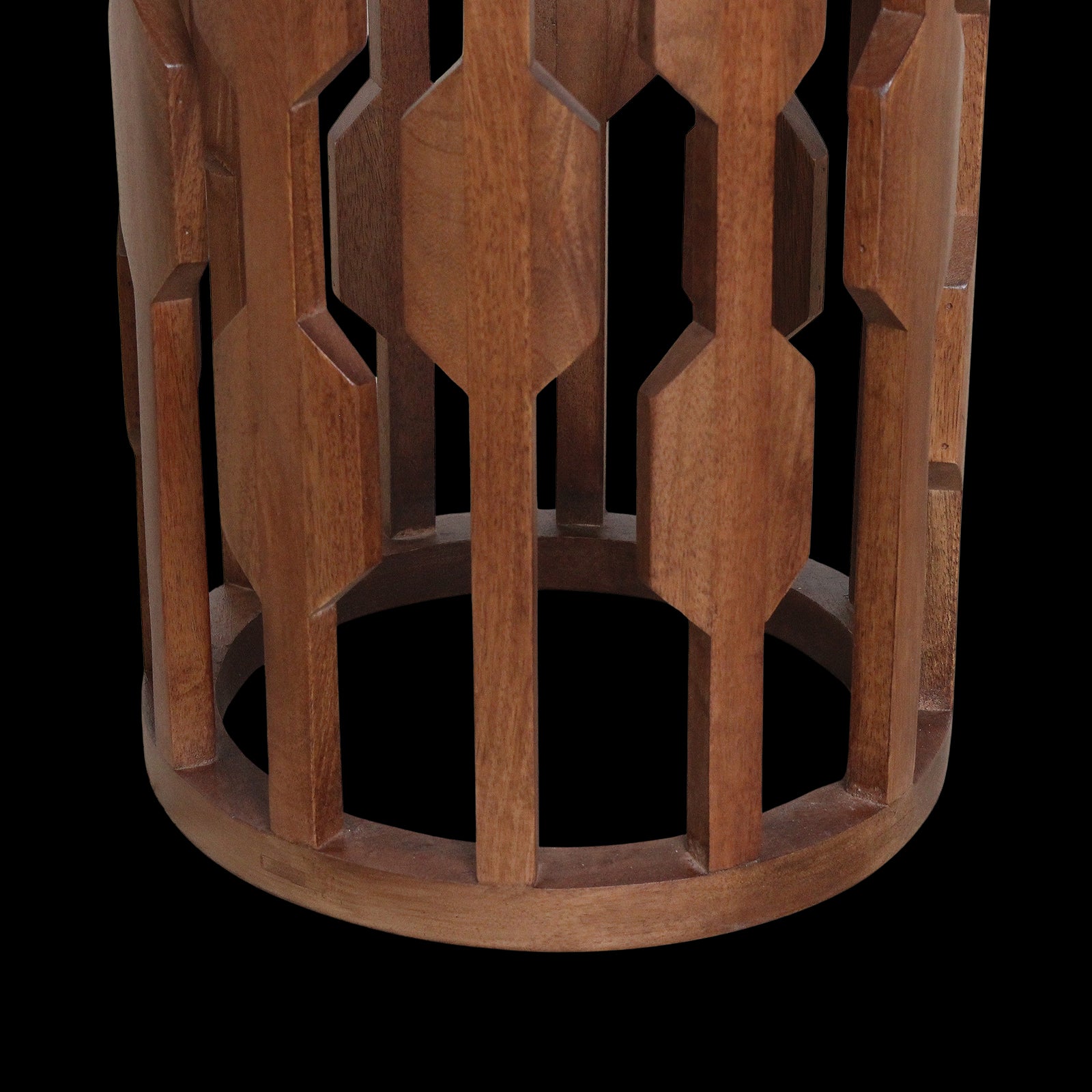 Raw Materials Lampung Marmeren Bijzettafel - Zwart