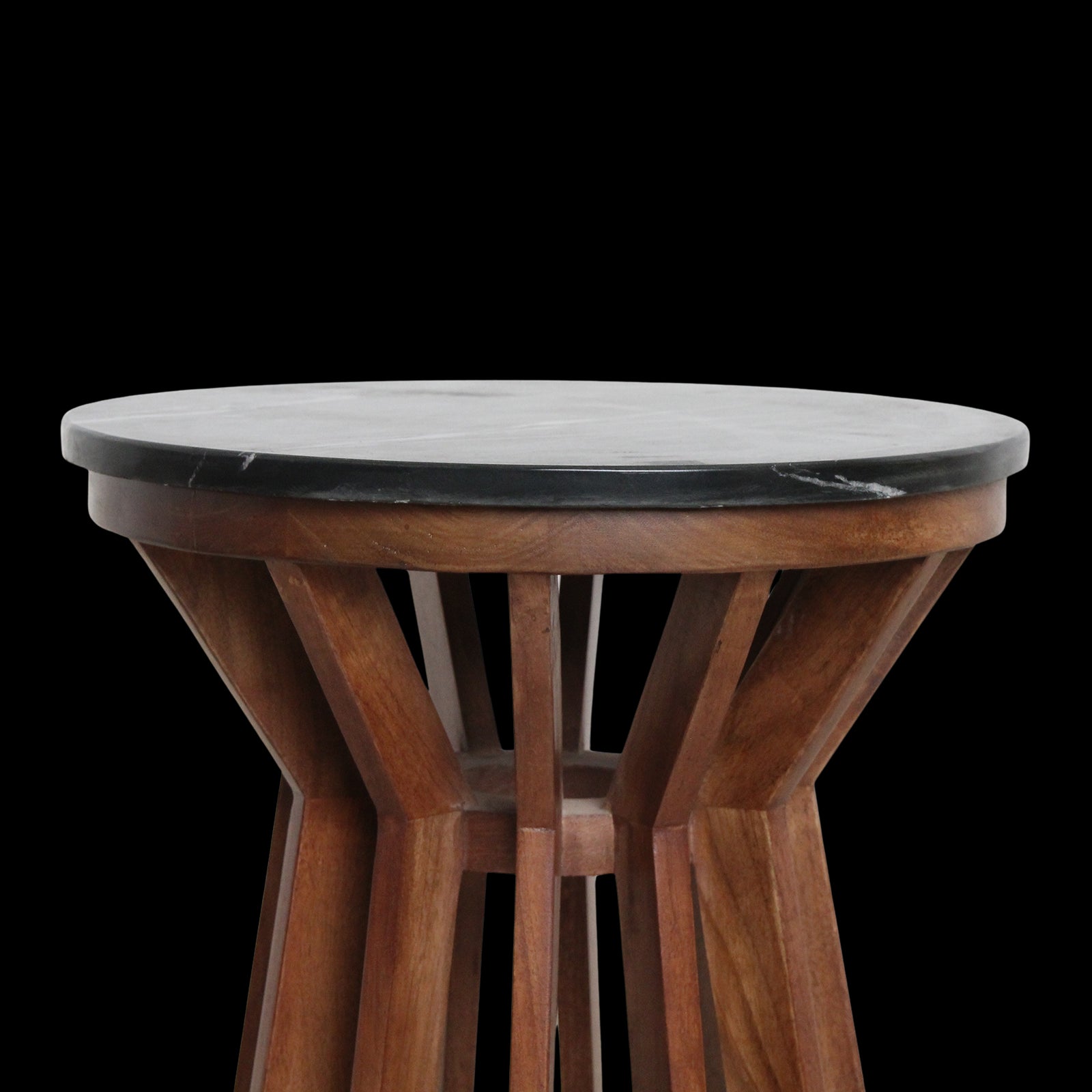 Raw Materials Sabah Marmeren Bijzettafel - Zwart