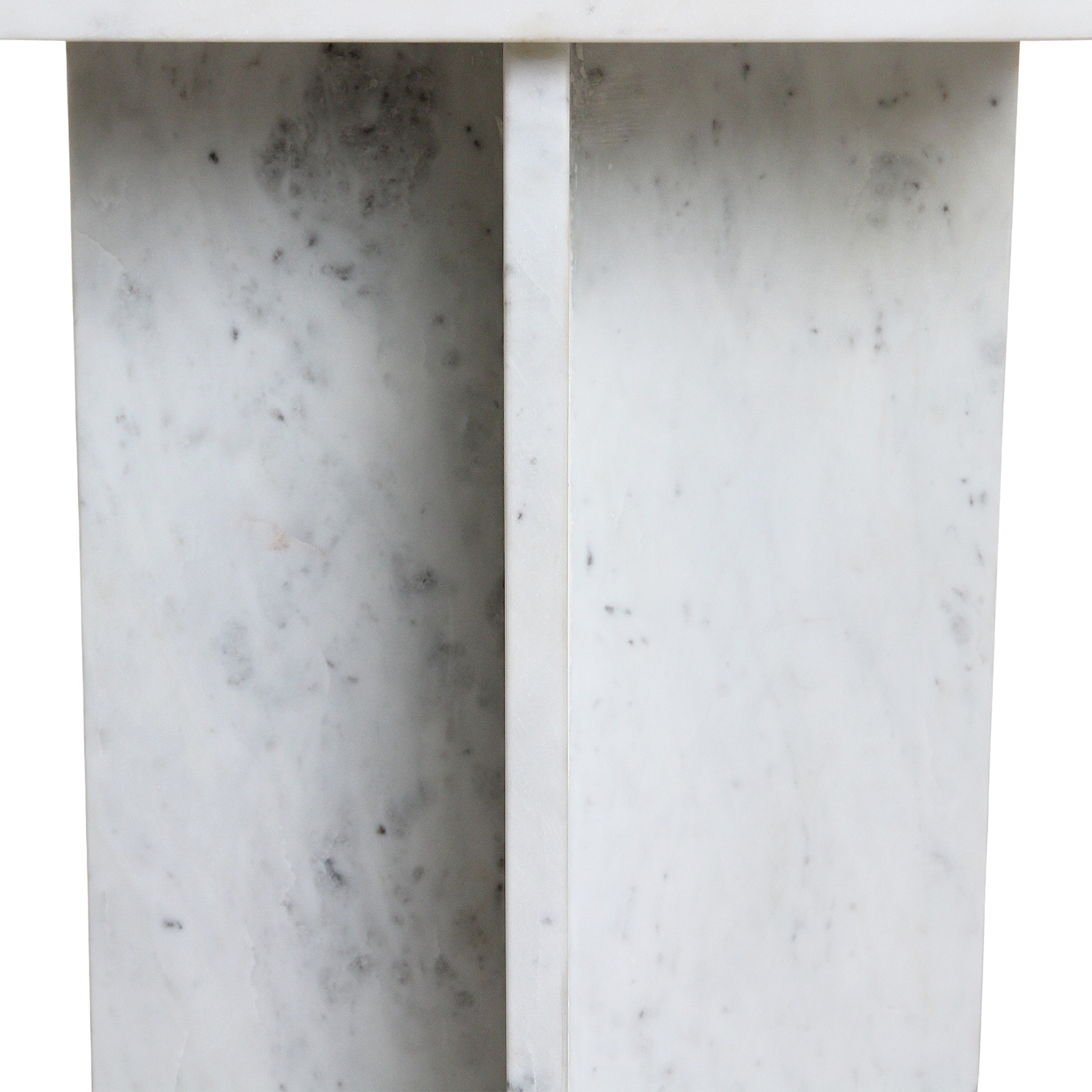 Raw Materials Bijzettafel Beijing 35x35cm Wit Marmer