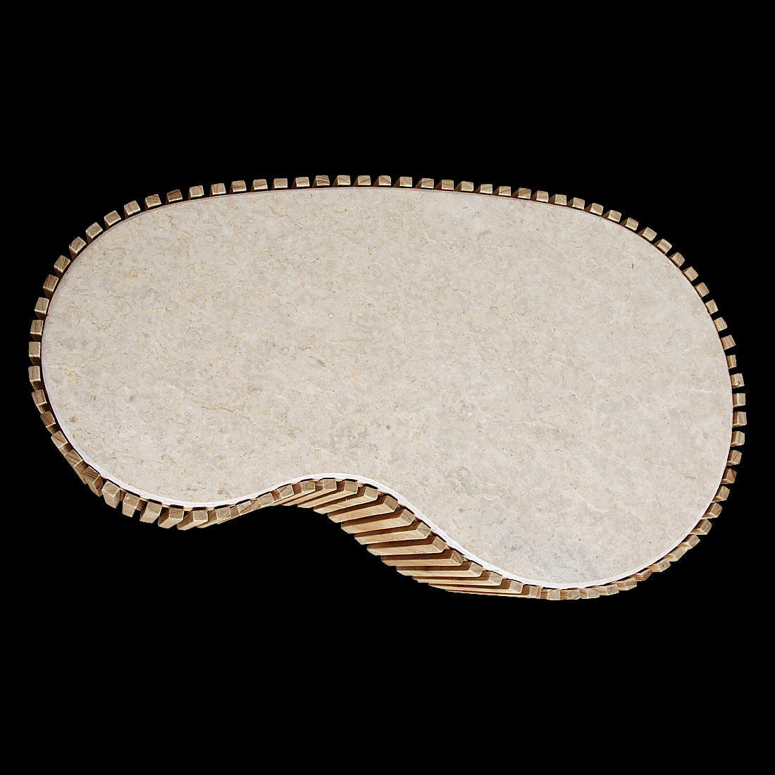 Raw Materials Marmeren Salontafel 93x54cm Sungkai Hout