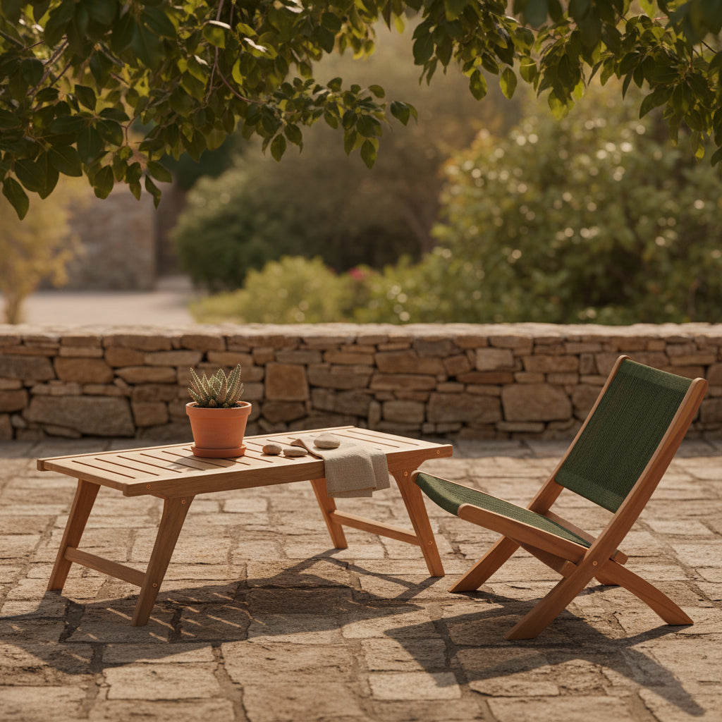 Raw Materials Tuintafel Odin 100x50cm Teakhout