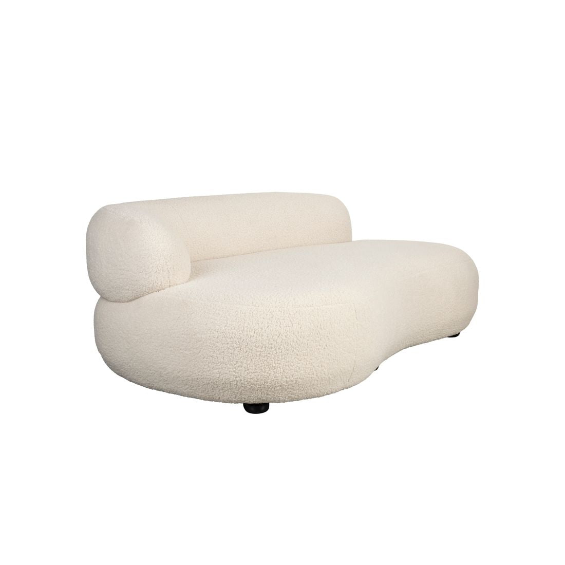White Label Living 2.5-zits Bank Noxx Teddy Wit - KwaliteitWonen.nl