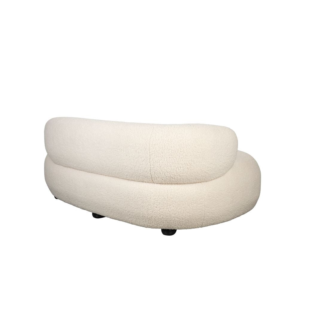 White Label Living 2.5-zits Bank Noxx Teddy Wit - KwaliteitWonen.nl