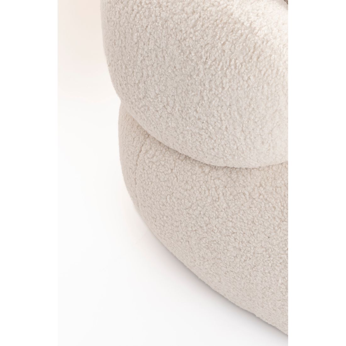 White Label Living 2.5-zits Bank Noxx Teddy Wit - KwaliteitWonen.nl
