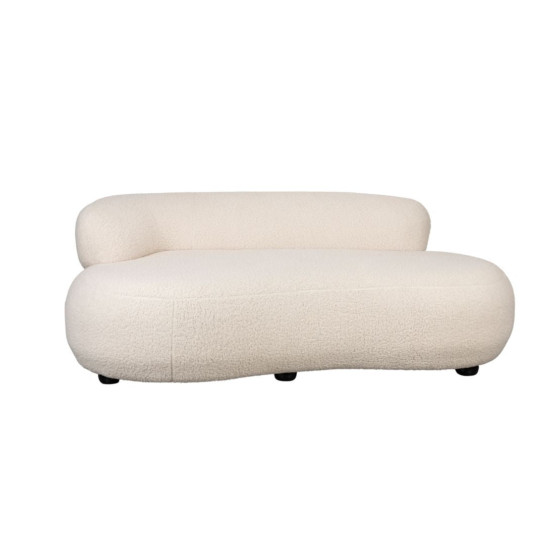 White Label Living 2.5-zits Bank Noxx Teddy Wit - KwaliteitWonen.nl
