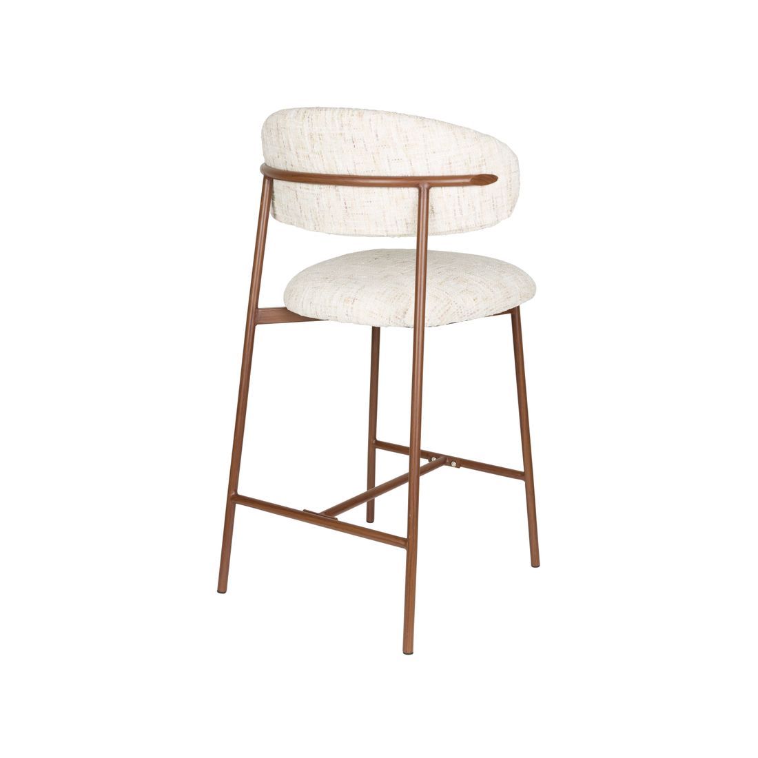 White Label Living Barkruk Claes Off-White - KwaliteitWonen.nl