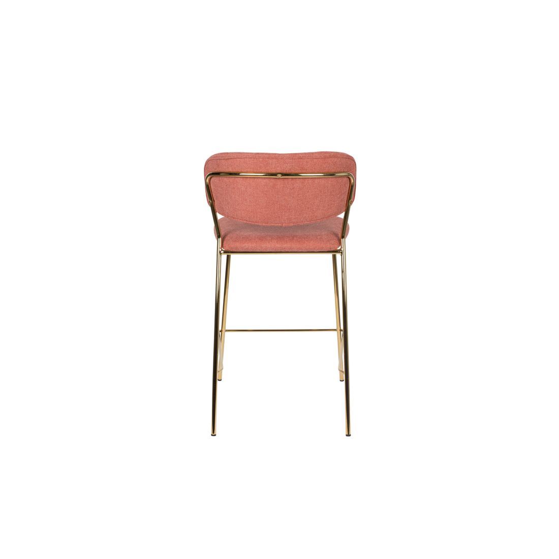 White Label Living Barkruk Jolien Goud Roze - KwaliteitWonen.nl