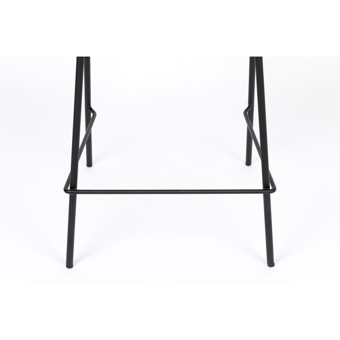 White Label Living Barkruk Jolien Zwart / Donkergrijs - KwaliteitWonen.nl