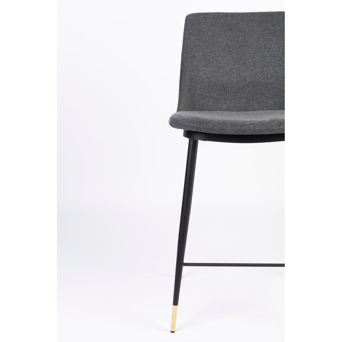 White Label Living Barkruk Lionel Donkergrijs - KwaliteitWonen.nl