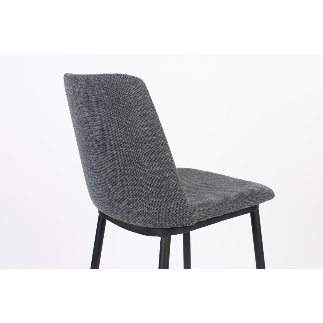 White Label Living Barkruk Lionel Donkergrijs - KwaliteitWonen.nl