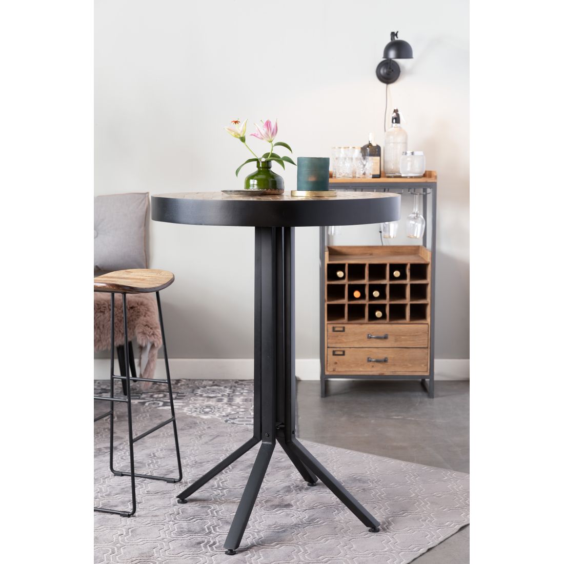 White Label Living Barkruk Tangle Naturel - KwaliteitWonen.nl