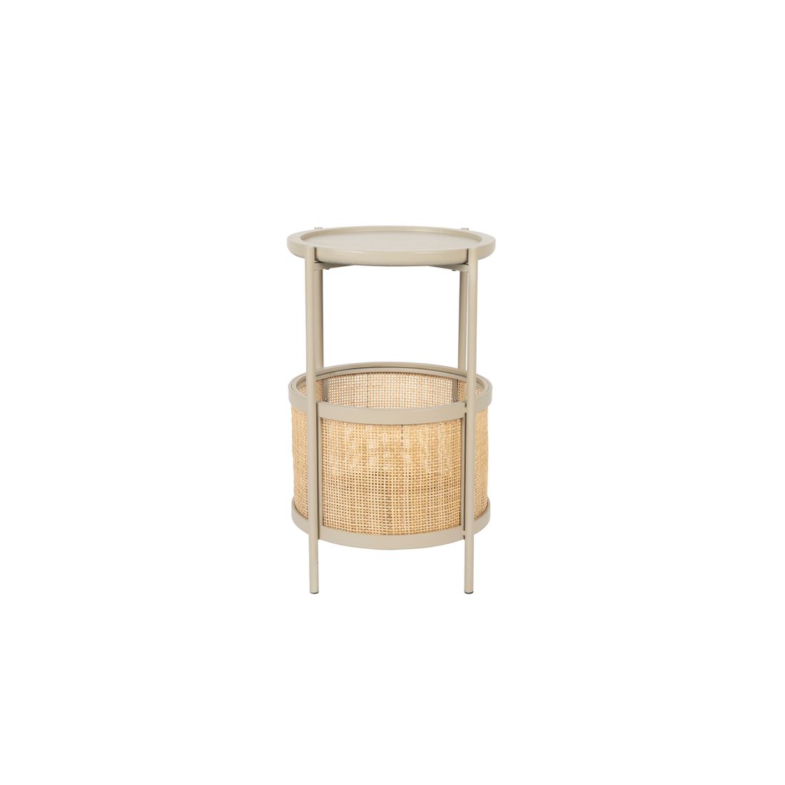 White Label Living Bijzettafel Makoto Beige - KwaliteitWonen.nl