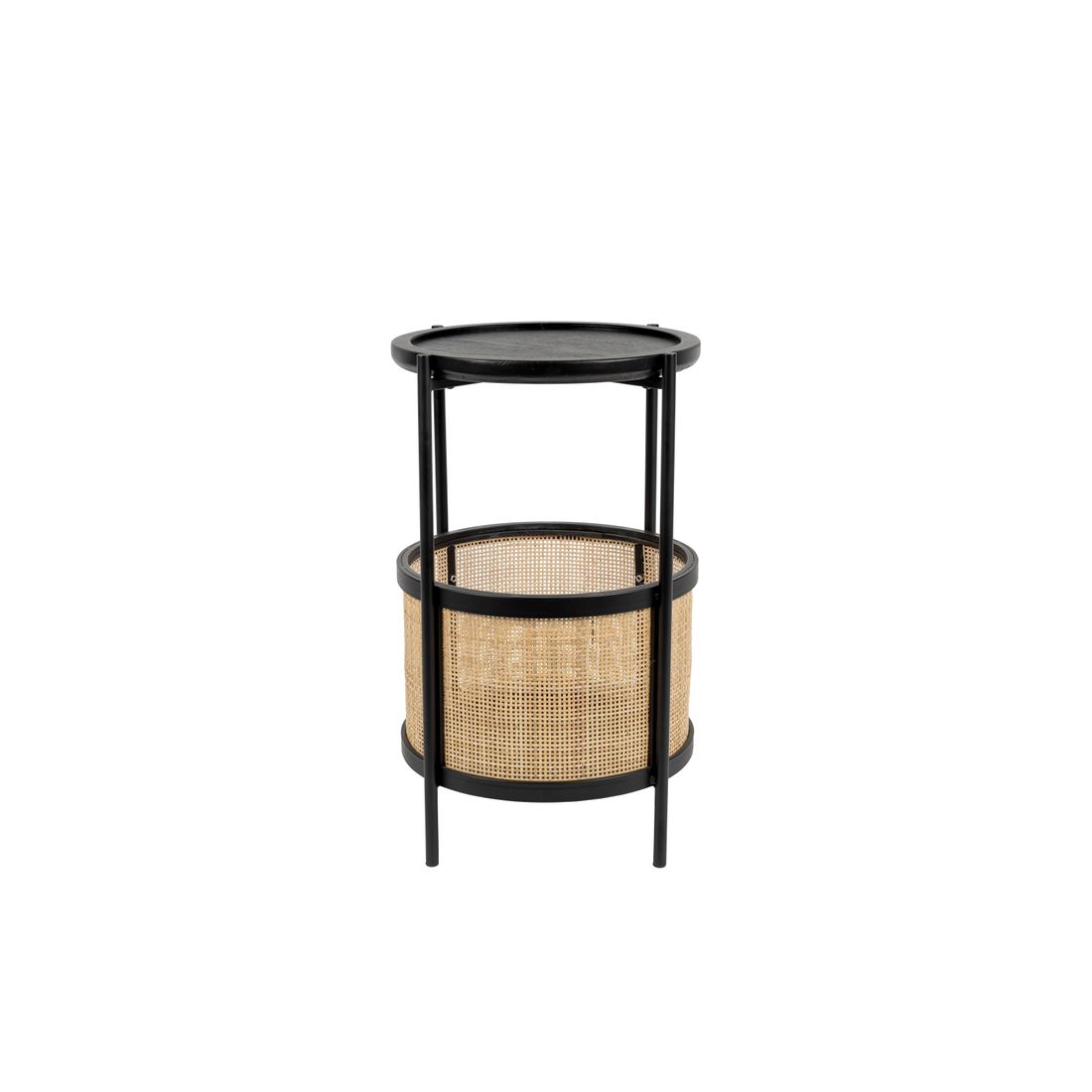 White Label Living Bijzettafel Makoto Zwart - KwaliteitWonen.nl