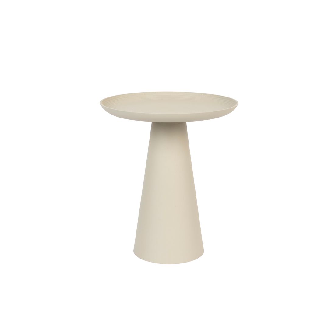 White Label Living Bijzettafel Ringar Wit Beige L - KwaliteitWonen.nl