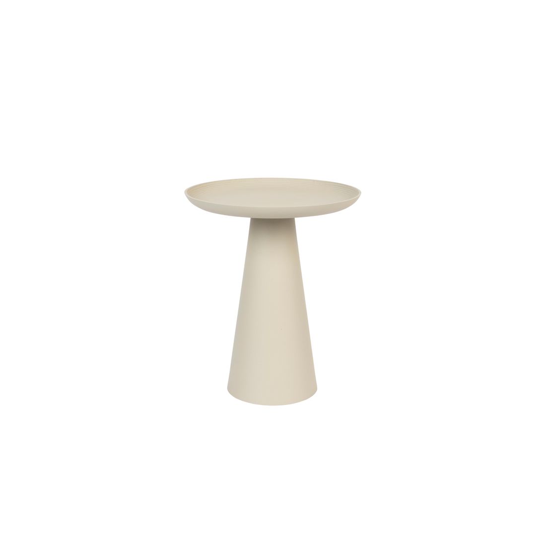 White Label Living Bijzettafel Ringar Wit Beige M - KwaliteitWonen.nl