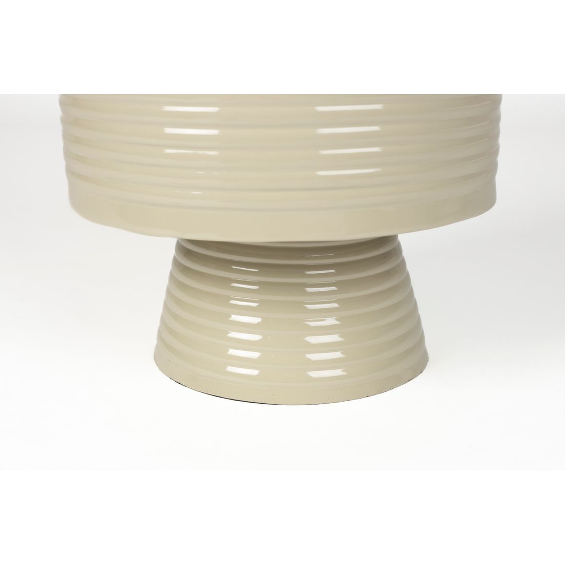 White Label Living Bijzettafel Sven Wit Beige L - KwaliteitWonen.nl