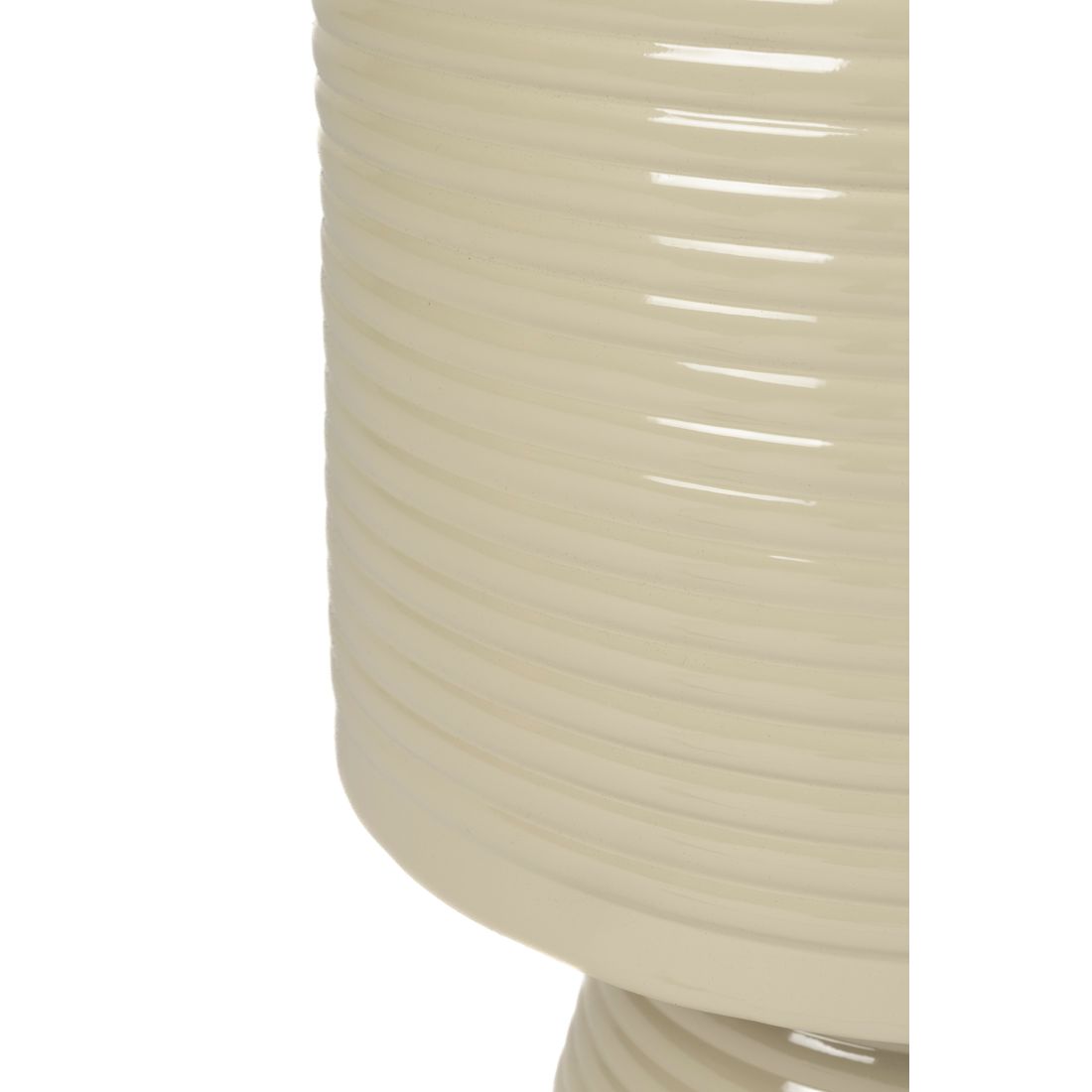 White Label Living Bijzettafel Sven Wit Beige L - KwaliteitWonen.nl
