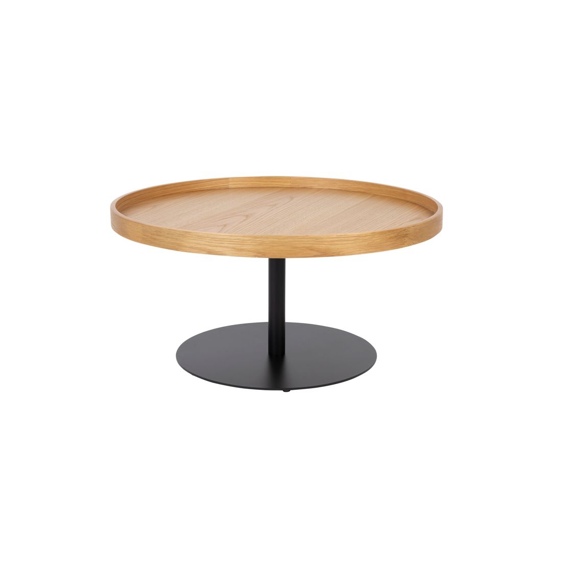 White Label Living Bijzettafel Yuri Naturel Eiken L - KwaliteitWonen.nl