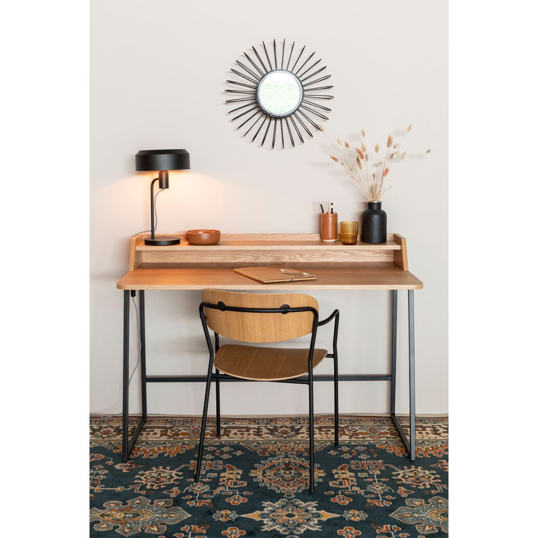 White Label Living Bureautafel Giorgio Natuurlijk - KwaliteitWonen.nl