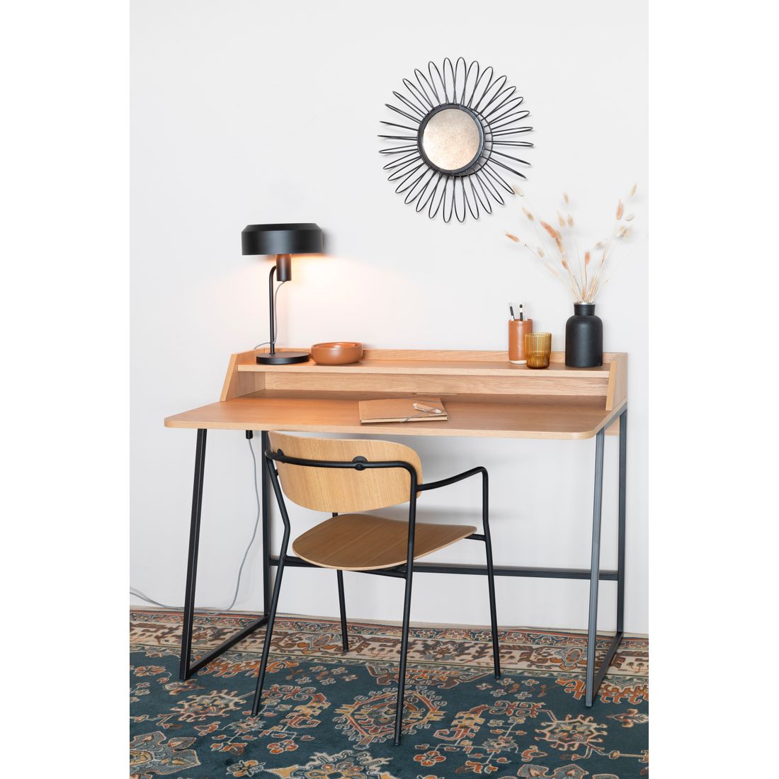 White Label Living Bureautafel Giorgio Natuurlijk - KwaliteitWonen.nl