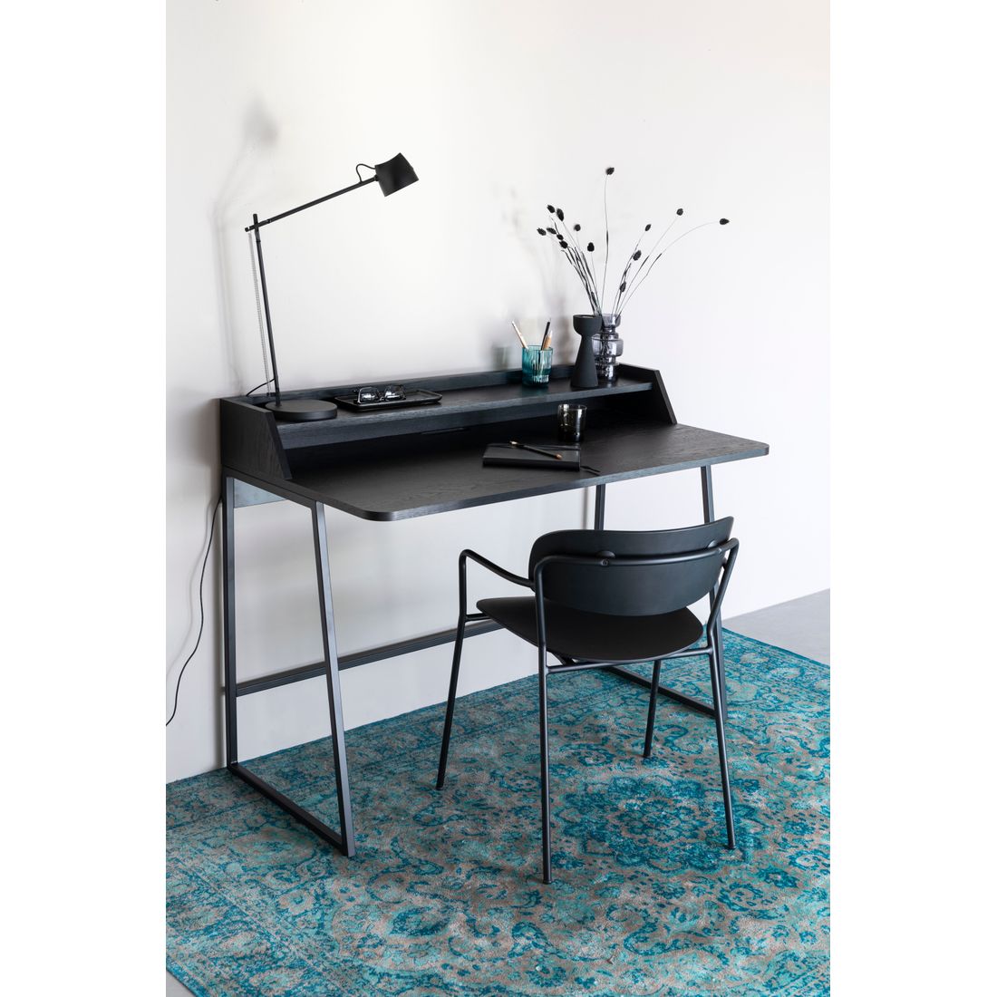 White Label Living Bureautafel Giorgio Zwart - KwaliteitWonen.nl