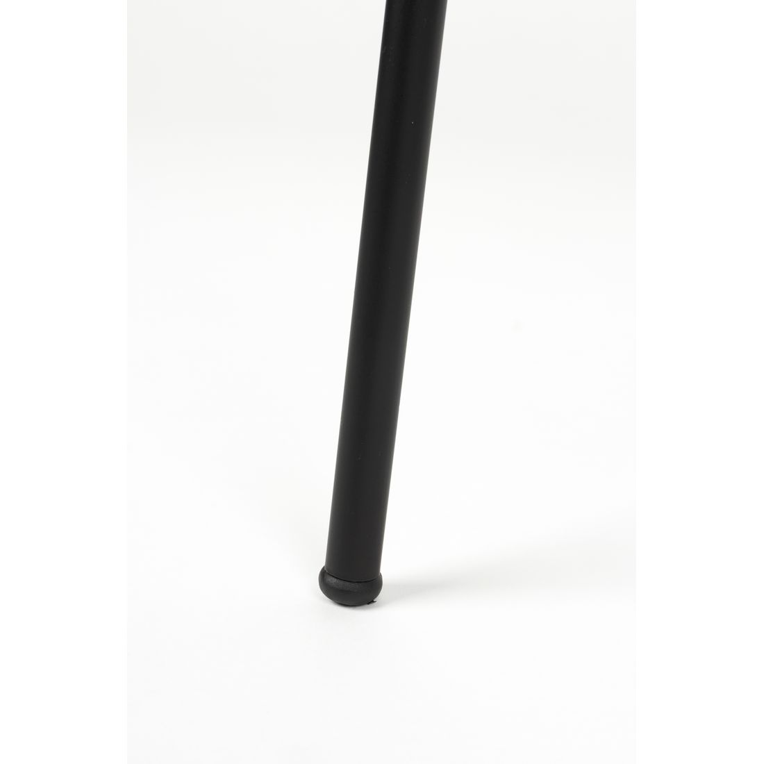 White Label Living Counter Stool Jolien Black/Beige Bouclé - KwaliteitWonen.nl